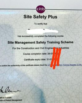 Smsts certificate